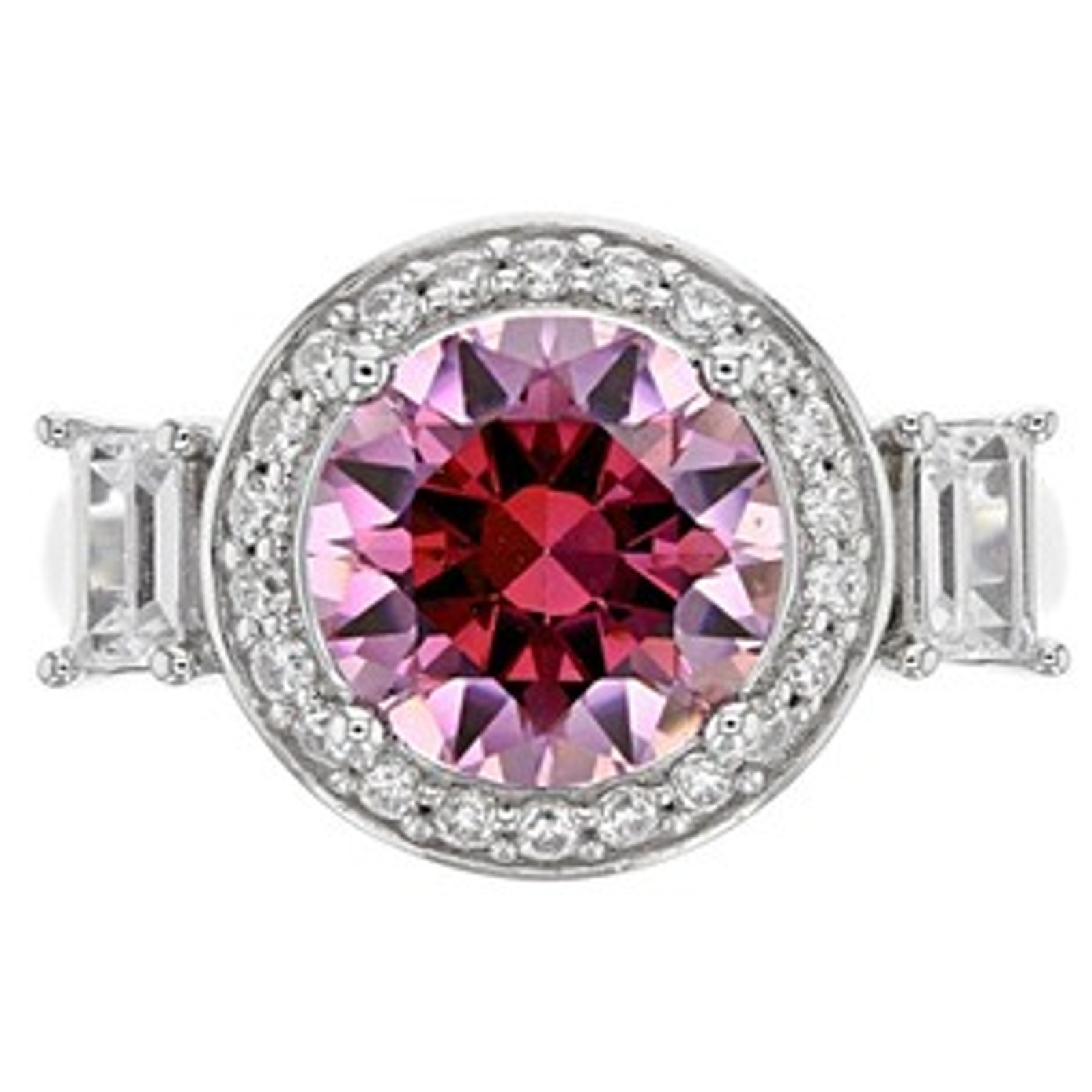 Fancy Thermal Cold Fusion Swarovski Cz 925 Ring Sz 10 149$
